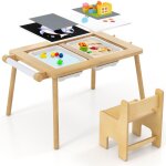 Dreamade table et chaise sensorielle pour enfanttable dactivités pour tout - petits avec tableau blanctableau ... Dreamade table et chaise sensorielle pour enfanttable dactivités pour tout - petits avec tableau blanctableau ...