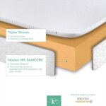 Dreaming kamahaus matelas de berceau 57 x 117 cm en mousse hr confort optimal et ferme id�al pour parcs ...