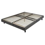 Dreamkit - sommier  assembler 140x190 finition gris bton
