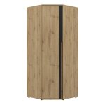 Dressing dangle équipé effet bois chêne beige 235cm Dressing dangle équipé effet bois chêne beige 235cm