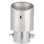 Drfeify embouts dchappement de voiture tuyau dchappement droit universel en acier inoxydable argent brill ...