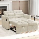 Dripex canapé convertible 3 en 1 avec dossier réglablecanapé - lit en 2 places avec usbpoches2 coussinsbeige ... Dripex canapé convertible 3 en 1 avec dossier réglablecanapé - lit en 2 places avec usbpoches2 coussinsbeige ...