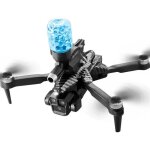 Drone 8k triple objectif ballons deau lumi�res pour vol de nuit deux batteries adapt� aux d�butants fibre ...