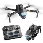 Drone 8k zoom 50x objectif grand angle �vitement dobstacles �cran tactile double batterie adapt� aux ...