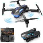 Drone avec camra 1080p pour enfant et adulte quadcopter rc pliable fpv drone pour dbutant jouets pour ...