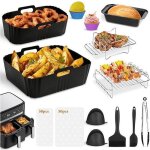 Dual air fryer accessoires pour moulinex ez9018 5231 l ensemble de 17 pcs pour philips airfryer srie ... Dual air fryer accessoires pour moulinex ez9018 5231 l ensemble de 17 pcs pour philips airfryer srie ...