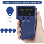 Duplicateur portable de copieur décrivain portatif pour carte didentité rfid 125 khz avec 5 étiquettes ... Duplicateur portable de copieur décrivain portatif pour carte didentité rfid 125 khz avec 5 étiquettes ...