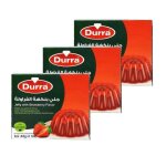 Durra - lot 3x pr�paration pour gel�e � la fraise - bo�te 85g
