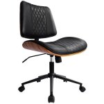 Durrafy fauteuil de bureau chaise de bureau  hauteur rglable & dossier moelleux avec roulettes pivotantes ...