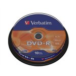Dvd - r verbatim 16x (10) - capacit 4. 7 go - spindle