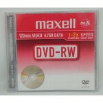 Dvd - rw - maxell - 47 go - 1 - 2x - 5 paquets - r��criture jusqu� 1000 fois
