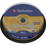 Dvd + rw - verbatim - spindle de 10 - 4. 7 go - 120 minutes - vitesse maxi dcriture 4x