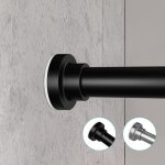 Dyhome barre de rideau de douche tringle rideau sans percage extensible acier inoxydable 46 - 183 cm ...