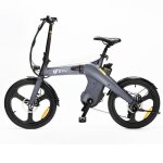 V�lo �lectrique pliable dyu - t1 - autonomie 60 km - batterie amovible 10 ah - moteur 250 w - pneus 20 ...