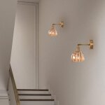 E27 moderne cuivre applique murale industrielle - murale luminaire eclairage moderne en vere abat - jour ...