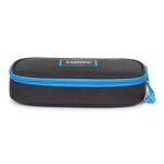Eastpak trousse  crayons noir bleu pour femme et homme - oval single kontrast bubble 315767