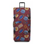 Eastpak valise rouge vin bleu pour femme et homme - tranverz l clash burgundy 315770