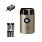 Easy trim rasierer mini rasoir lectrique pour hommes mini rasoir pour zones intimes lavable sans fil ...