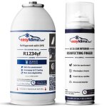 Easyklima kit rfrigrant r1234yf + dsinfectant fresh&go remplis ton systme de climatisation rapidement ...