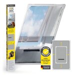 Easymaxx moustiquaire magic fit 100 x 160 cm blanche pour fen�tre de toit