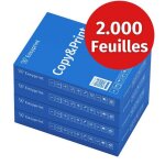 Easyprint papier pour imprimante et photocopieur 2000 feuilles 4 x 500 a4 blanc premium