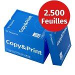 Easyprint papier pour imprimante et photocopieur 2500 feuilles 5 x 500 a4 blanc premium