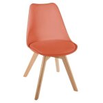 Eazy living chaise de salle à manger berenice orange Eazy living chaise de salle à manger berenice orange