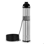 Eberth pompe pour puits profond 4 en acier inoxydable 370 w diam�tre 4 pouces (10 cm) filetage de raccordement ...