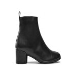 Ecco bottes zippes en cuir noir shape 35 pour femmes 40