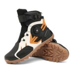 Ecelen - bottes moto homme - chaussures de protection rsistantes  l?usure - noir jaune