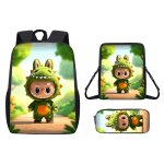 Ecelen ? cartable pour enfants labubu 3 pièces léger et respirant sac à dos 17 pouces design animé pour ... Ecelen ? cartable pour enfants labubu 3 pièces léger et respirant sac à dos 17 pouces design animé pour ...