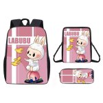 Ecelen ? cartable pour enfants labubu 3 pièces léger et respirant sac à dos 17 pouces design animé pour ... Ecelen ? cartable pour enfants labubu 3 pièces léger et respirant sac à dos 17 pouces design animé pour ...