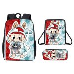 Ecelen ? cartable pour enfants labubu 3 pièces léger et respirant sac à dos 17 pouces design animé pour ... Ecelen ? cartable pour enfants labubu 3 pièces léger et respirant sac à dos 17 pouces design animé pour ...