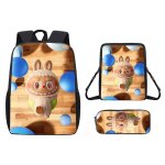 Ecelen ? cartable pour enfants labubu 3 pièces léger et respirant sac à dos 17 pouces design animé pour ... Ecelen ? cartable pour enfants labubu 3 pièces léger et respirant sac à dos 17 pouces design animé pour ...