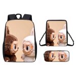 Ecelen ? cartable pour enfants labubu 3 pièces léger et respirant sac à dos 17 pouces design animé pour ... Ecelen ? cartable pour enfants labubu 3 pièces léger et respirant sac à dos 17 pouces design animé pour ...