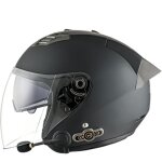 Ecelen casque moto bluetooth 5. 0 ? demi - jet avec ventilation et protection solaire ? 3000mah - noir ... Ecelen casque moto bluetooth 5. 0 ? demi - jet avec ventilation et protection solaire ? 3000mah - noir ...