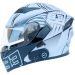 Ecelen casque moto bluetooth ? casque intgral avec double visor fm bluetooth 5. 1 autonomie 35h casque ...