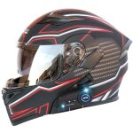 Ecelen casque moto bluetooth ? casque intgral avec double visor fm bluetooth 5. 1 autonomie 35h casque ...