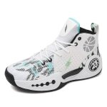 Ecelen chaussures de basketball montantes pour enfants ? respirantes et antidérapantes ? motif Éclair ... Ecelen chaussures de basketball montantes pour enfants ? respirantes et antidérapantes ? motif Éclair ...