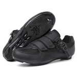 Ecelen chaussures de cyclisme t unisexe ? pour pdales route (spd - sl) ? respirantes ? noir