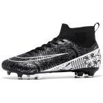 Ecelen chaussures de football respirantes - l�g�res et durables - montant haut avec crampons longs - ...