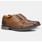 Ecelen chaussures richelieu dcontractes pour homme ? chaussures habilles  lacets ? bout rond ? vert ...