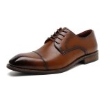 Ecelen chaussures richelieu homme en cuir ? chaussures habillées à lacets ? bout carré classique ? marron ... Ecelen chaussures richelieu homme en cuir ? chaussures habillées à lacets ? bout carré classique ? marron ...