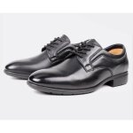 Ecelen chaussures richelieu homme  lacets ? semelle en caoutchouc antidrapante et rsistante ? noir ...