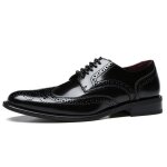 Ecelen chaussures richelieu homme rétro ? chaussures habillées de bureau ? À lacets antidérapantes ? ... Ecelen chaussures richelieu homme rétro ? chaussures habillées de bureau ? À lacets antidérapantes ? ...