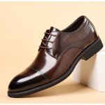 Ecelen chaussures richelieu homme vernies ? chaussures habilles  lacets avec broderies ? antidrapantes ...