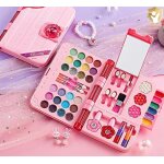 Ecelen coffret maquillage fille 4 - 6 ans - valisette princesse avec maquillage lavable - set cosmétique ... Ecelen coffret maquillage fille 4 - 6 ans - valisette princesse avec maquillage lavable - set cosmétique ...