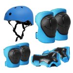Ecelen kit de protection enfant ? 7 pi�ces casque prot�ge - genoux coudes et poignets pour roller? protection ...