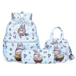 Ecelen - labubu sac  dos scolaire enfant 3 pices ? cartable maternelle primaire fille garon avec trousse ...