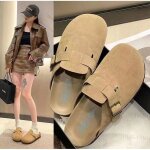 Ecelen mules femme dcontractes  bout ferm ? sabots compenss avec semelle en lige ? style polyvalent ...